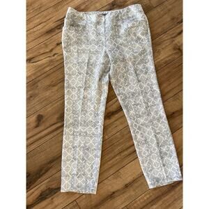 adidas Gray Geometric Ankle Pants